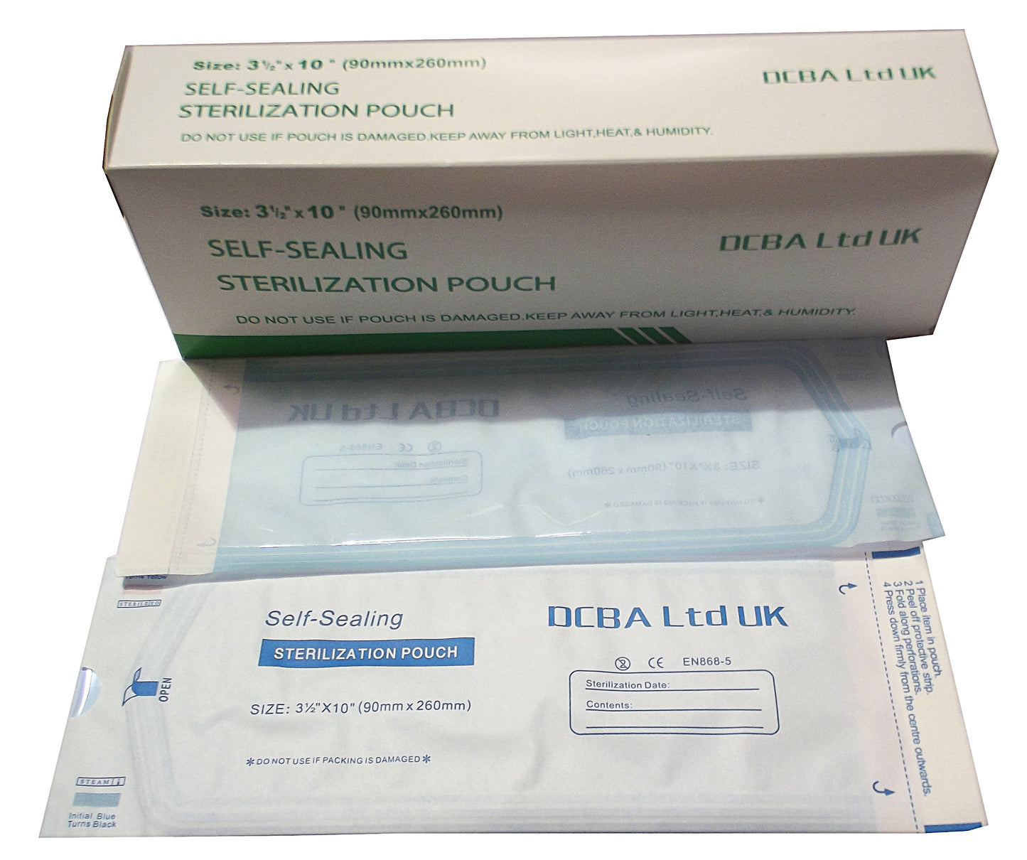 Self Sealing Autoclave Pouches