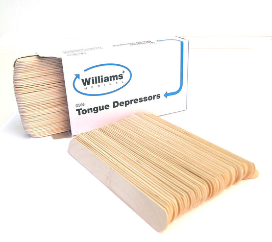 100 Wooden Tongue Depressors